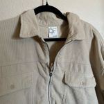 Aerie Corduroy Quarter Zip Shacket Pullover Top Sz small oversized Photo 4