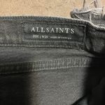 All Saints Zoe Raw Hem Black Jeans  Photo 6