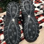 Women Winter Hiking Boots: Waterproof Fur Lined Anti Slip Outdoor Boots Black Size 11 Photo 7