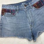 BDG  Urban Outfitters High Rise Dree Cheeky Jean Shorts- Tribal Design- Size 27 Photo 2