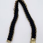 Vintage 80s Gold Coin Medallion Embossed Disc Stretch Belt One Size Boho Glam Photo 8