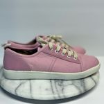 Vionic Shoes Woman's 7 Pink Canvas Lace Up Sunny Pisces Arch Support Comfort Photo 5