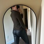 Tahari warm olive army green merino wool jacket / XS Photo 1