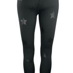Terez Women's Black Star Pattern Mid Rise Athletic Fitness Sport Leggings Size S Photo 2
