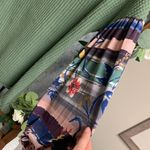 White Birch Waffle Knit Top Peasant Balloon Sleeves Size Small NWT Boho Indie Photo 2