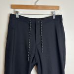 ZARA black athleisure drawstring elastic joggers size medium Photo 1