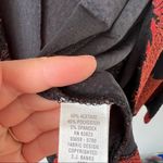 Cj banks 1x art to wear tribal jacket open‎ front cardigan liquid knit lagenlook Red Photo 6