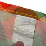 Vintage Union Made in USA Bikini Orange Green Yellow Plaid 12 Photo 3