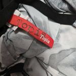 Topia Y2K Sleeveless Tank Top Cowl Neck Black White Abstract Print Rave Club Size L Photo 5