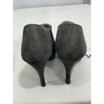 Merona Womans Gray Faux Suede Side Zip Bootie Size 8.5 Heel Photo 4