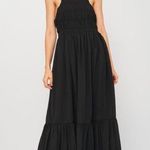 ZARA NWT TEXTURED DRESS TIE STRAP MIDI MAXI BLACK 7200/118 XS BLOGGERS F… Photo 0
