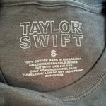 Taylor Swift Black Flower Cropped Long Sleeve Tee | Official  Merch Photo 2