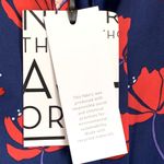 NWT 41 Hawthorn Poppy Floral Ruffle Neck Sleeveless Blouse in Blue Size undefined Photo 7