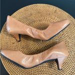 Me Too  Women's Tan Leather heels Photo 2