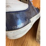 Philippe Model Paris Prsx Low Sneakers Blue Metallic Women's Size 38‎ Casual Photo 4