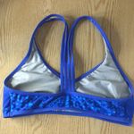 Champion Women’s  Swimsuit Top or Sports Bra Racerback Blue Navy size Large Photo 3