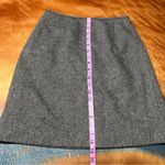 Eddie Bauer Wool Silk blend Tweed brown skirt size 6P Photo 4