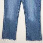 Kensie  Savannah High Rise Bootcut Ankle Jeans 8 Blue Raw Hem Y2K Softcore Chic Photo 4