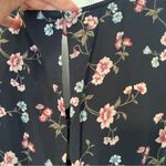 American Eagle  black floral cutout dress XXS Photo 4