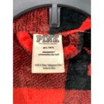 PINK - Victoria's Secret Victoria’s Secret PINK Women’s Plaid Check Dog Print Robe Red Size M/L Photo 4