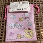 Sanrio Characters Pink Small Drawstring Bag Photo 3