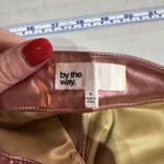 by the way. Hazel Hot Short Pink Metallic Shorts Faux Leather Size Small Concert Photo 5