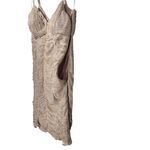 Sue Wong Nocturne Silk Beaded Sequins Ruched Mini Dress in Champagne Photo 5