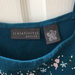 Relativity FINAL MARKDOWN  petite medium embroidered top Photo 2