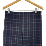 Bailey 44 High Rise Pants Versatile Black & Gray Windowpane Plaid Womens Large Photo 2