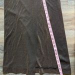 Betsy and Adam Vintage by Jaslene Brown & Gold Metallic Bodycon Midi Dress 5-6 Photo 4