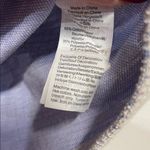 J.Crew  WOMENS TEXTURED SCALLOPED TWEED TANK BLOUSE BLUE WHITE XS AK960 Photo 3