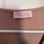 Pink Lily Velvet Wrap Dress Photo 3