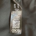 ASOS NWT  Black Flutter Sleeve Blouse | US Size 10 | Button Front Photo 5