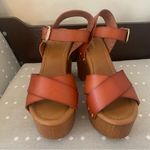 Limelight Vintage Vegan Platform Sandals Shoe Photo 1
