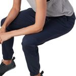 Black Diamond  Notion Pants Elastic Waistband Articulated Knees Pockets Navy 10 Photo 0