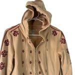 Lucky Brand  Women's‎ Size Small Embroidered Boho Full Zip Sweater Jacket Photo 1