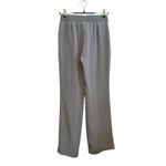 Akris 100% Mulberry Silk Gray Dress Trouser Pants Women Size 4 Straight Leg Photo 1