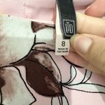 Nation Ltd  Dress Sheath Floral Spring Pink Short Sleeve Summer size 8 Photo 2