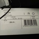 IRO Ginka Asymmetrical Split Midi Skirt Black Size Medium Photo 9