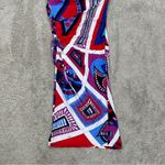 Emilio Pucci  Women’s Sleeveless Dress Ruched Abstract Print Art in Multicolor 8 Photo 7