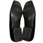 Nina Vintage  80’s Black velvet embroidered holiday novelty flats Photo 13