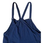 Known Supply Navy Blue Jumpsuit Front Pocket Organic Cotton Quiet Luxury Small Photo 4