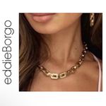 Eddie Borgo NWT  12k Gold Plated Supra Chain Link Necklace Photo 1