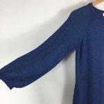 Samuji Roberta Blue Sweater Midi Dress Large Knit Long Sleeve Oversized Yarn Photo 8