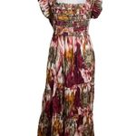 Love The Label Elsa Tiered Frill Maxi Dress in Savannah Women’s Size Medium Photo 0