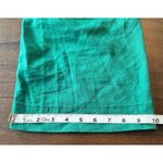 Anthropologie Maeve 28 TALL The Colette Pant Kelly Green Cropped Wide Leg Linen Photo 10