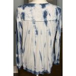 Vintage America Blue/White Tie Dye Button Photo 5