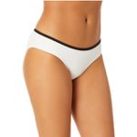 Time & Tru Swimsuit Bikini set top 1X bottom XL swimwear set white black Photo 10