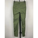 CAbi  Green Button Fly Skinny Cargo Pants Style‎ 5872 Size 0 Photo 2
