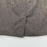 Trina Turk Straight Pencil Skirt Wool & Silk Blend Lined Zip Brown Gray Grey 12 Photo 7